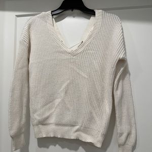 Cream sweater